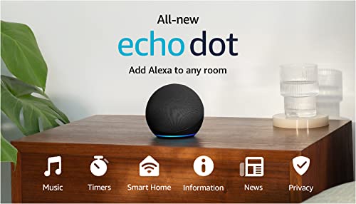Echo Dot (5ª Generación) – Altavoz Inteligente con Alexa (Charcoal)