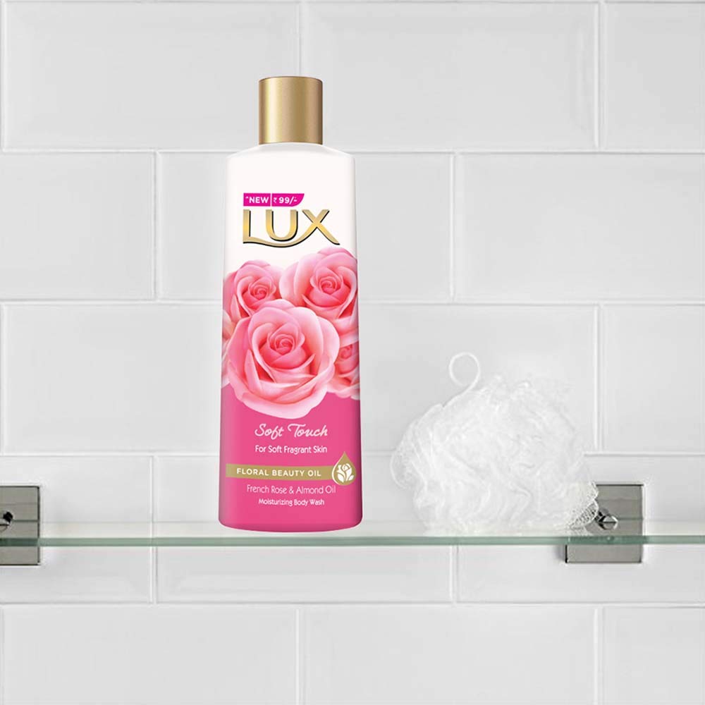 Gel de Ducha Lux Soft Touch – Rosa Francesa & Almendras 235 ml