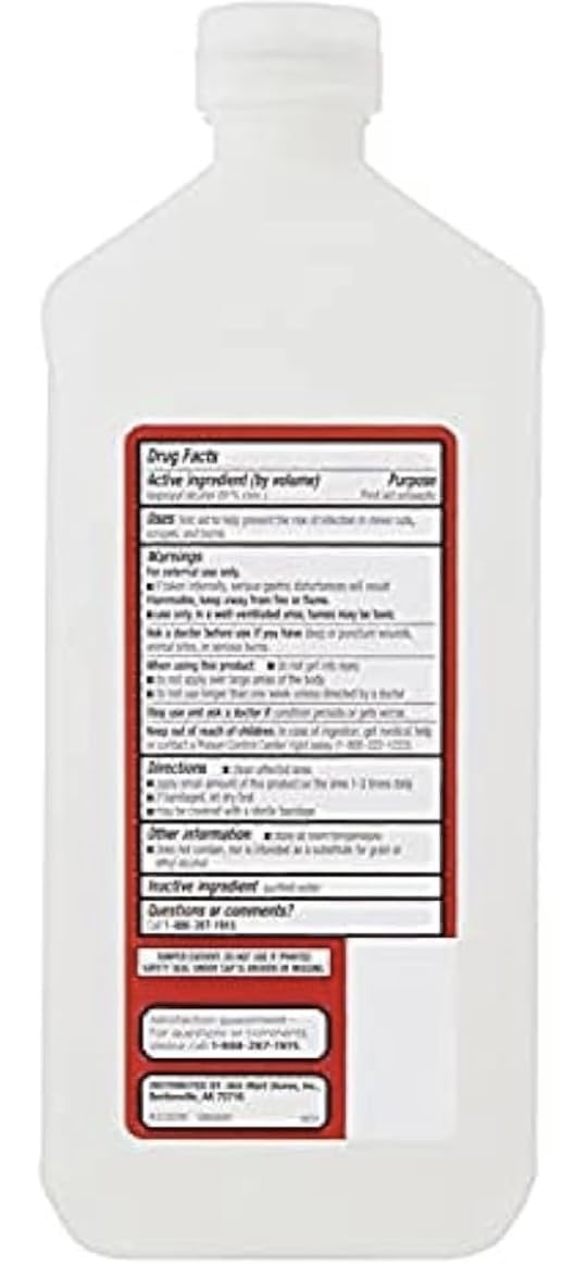 91% Isopropyl Alcohol Liquid Antiseptic, 32 fl oz, 2 Pack