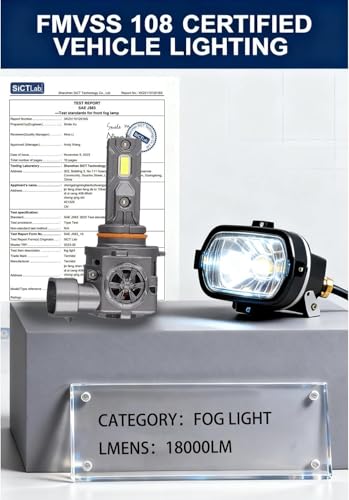 Termitor Latest 9005 9006 LED Bulbs, 110,000LM Brightness, 85000+ Hours Long Service Life, 6500K Cool White, Real 1:1 Halogen Size 9005/HB3 9006/HB4 HID Fog Lights, 3 Mins Plug N Play, Pack of 2