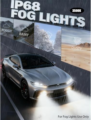 Termitor Latest 9005 9006 LED Bulbs, 110,000LM Brightness, 85000+ Hours Long Service Life, 6500K Cool White, Real 1:1 Halogen Size 9005/HB3 9006/HB4 HID Fog Lights, 3 Mins Plug N Play, Pack of 2