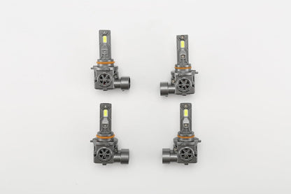 Termitor Latest 9005 9006 LED Bulbs, 110,000LM Brightness, 85000+ Hours Long Service Life, 6500K Cool White, Real 1:1 Halogen Size 9005/HB3 9006/HB4 HID Fog Lights, 3 Mins Plug N Play, Pack of 2