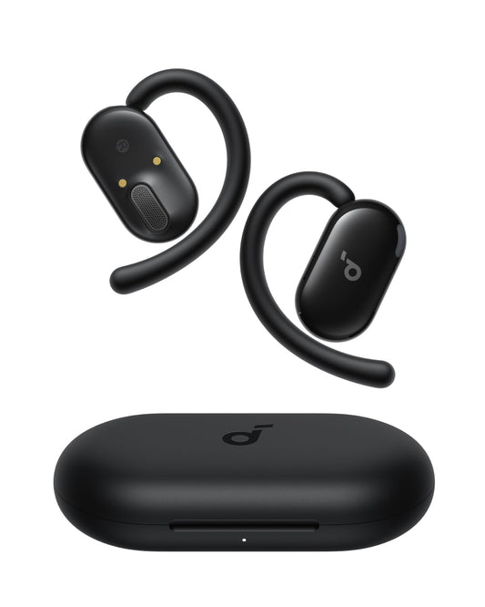 Soundcore V20i by Anker Open-Ear Headphones, Adjustable Ear Hooks, Ultra-Comfort, Snug Fit, Powerful Sound, Clear Calls, IP55, 36H Playtime, Bluetooth 5.4 Wireless Earbuds, Multipoint Connection