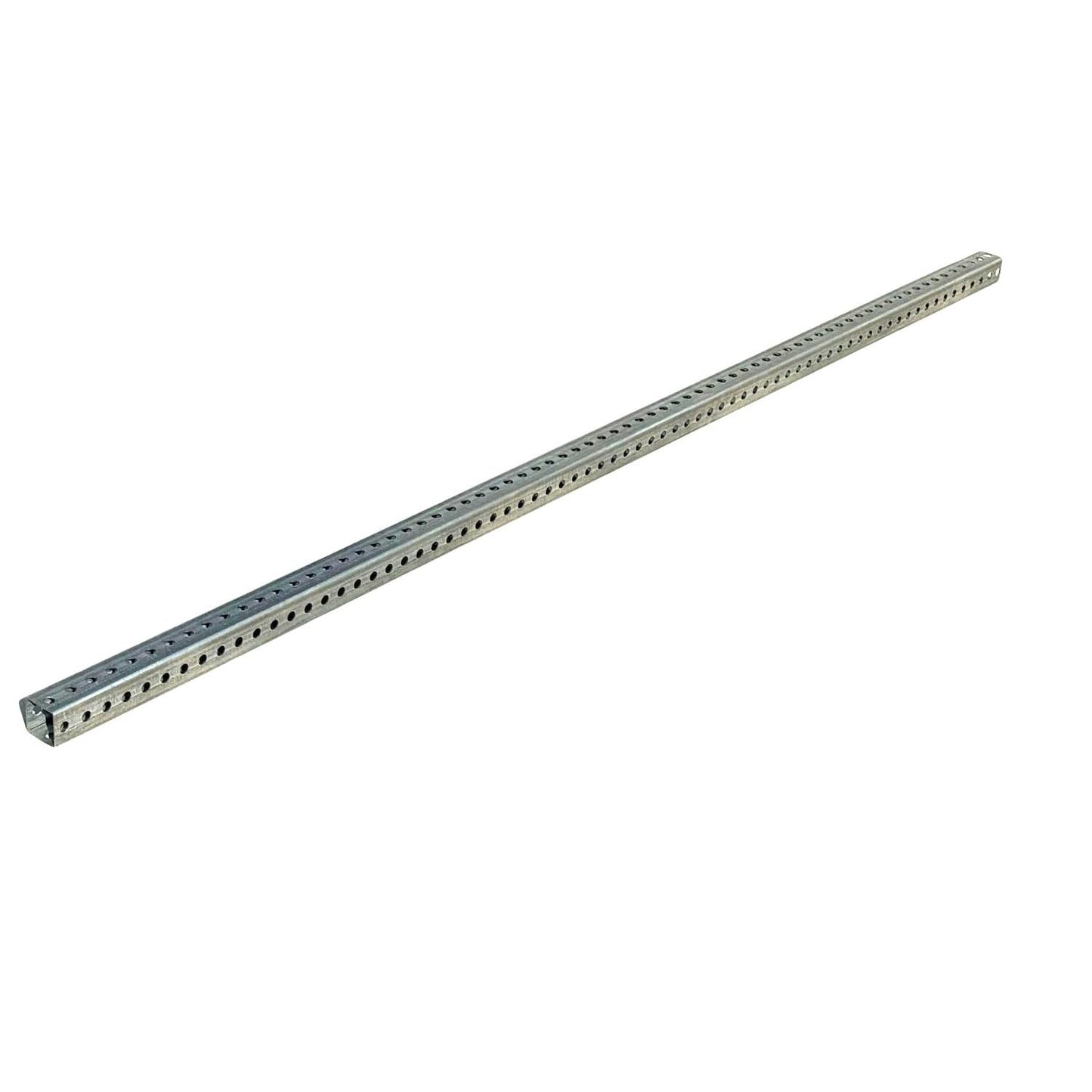 Sandbaggy 6 ft Galvanized Square Sign Post - 1-3/4" Wide - 7/16” Hole Diameter - Hot Dipped Galvanized Metal - Rust Resistant, Wind Resistant (12)