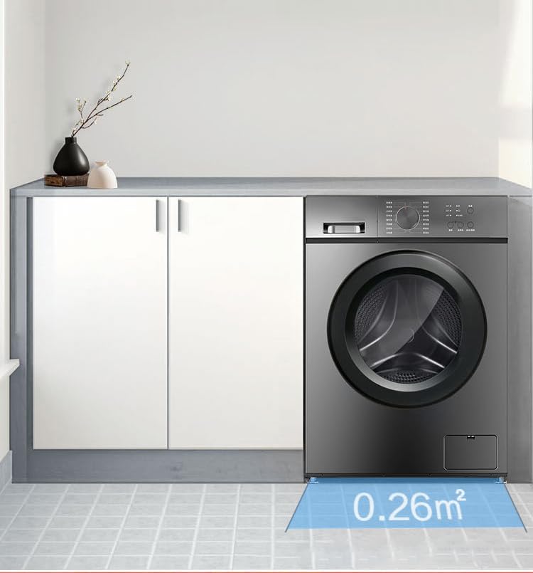 Washer and Dryer Combo, 5.0 cu.ft, with LED Display, 12 Cycle Selections All In One Washer Dryer,Large Capacity Front Load Washing Machine and Dryer, for Apartment RV Home