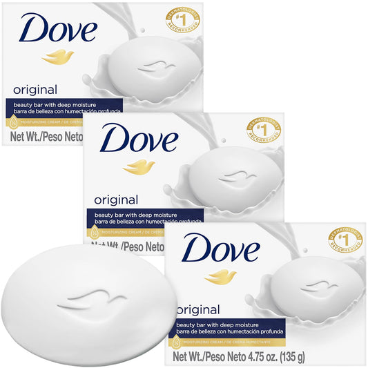 Jabón Dove Original Beauty Bar – 4 Unidades