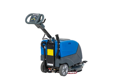 TORDXICS Commercial Floor Scrubber Machine with brushes， 15" Brush 8 Gal Foldable and Portable Scrubber Walk-Behind cleaning machine ，180 Degree Rotation，floor scrubbing, floor cleaner machine