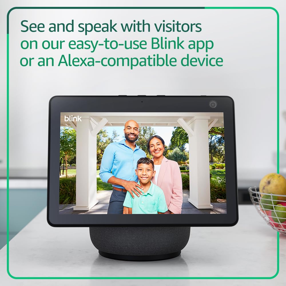 Blink Video Doorbell – Timbre inteligente con cámara HD, visión nocturna