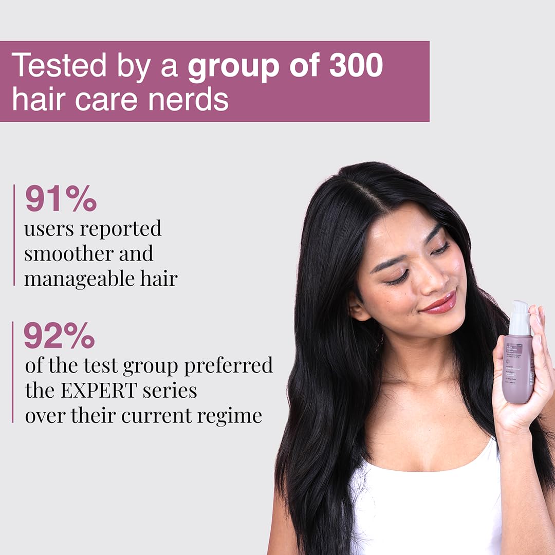 Bare Anatomy Ultra Smoothing Hair Serum Powered By Carbohydrate Complex & Niacinamide | Serum for Smooth & Shiny Hair | For Dry & Frizzy Hair | Women & Men | 100 ml