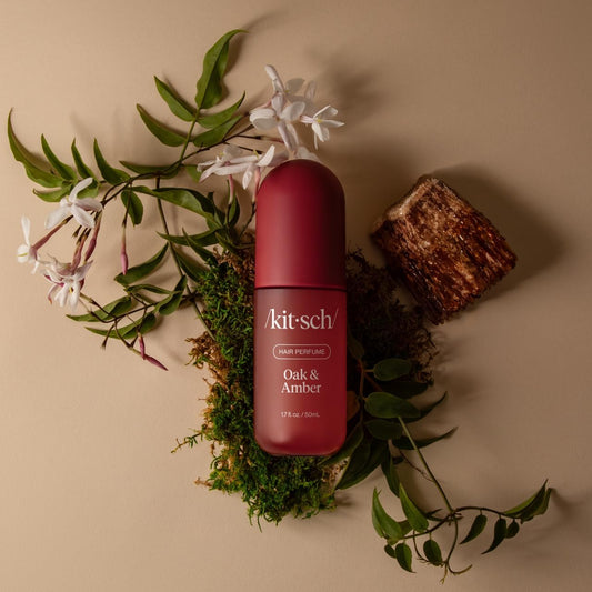 Kitsch Hair Perfume for Women - Oak & Amber | Clean, Deodorizing & Patented Odor-Eliminating Technology Hair Spray & Body Mist - Freshen Hair, Body & Pillows- Berries and Blooming Jasmine Scent - 50mL