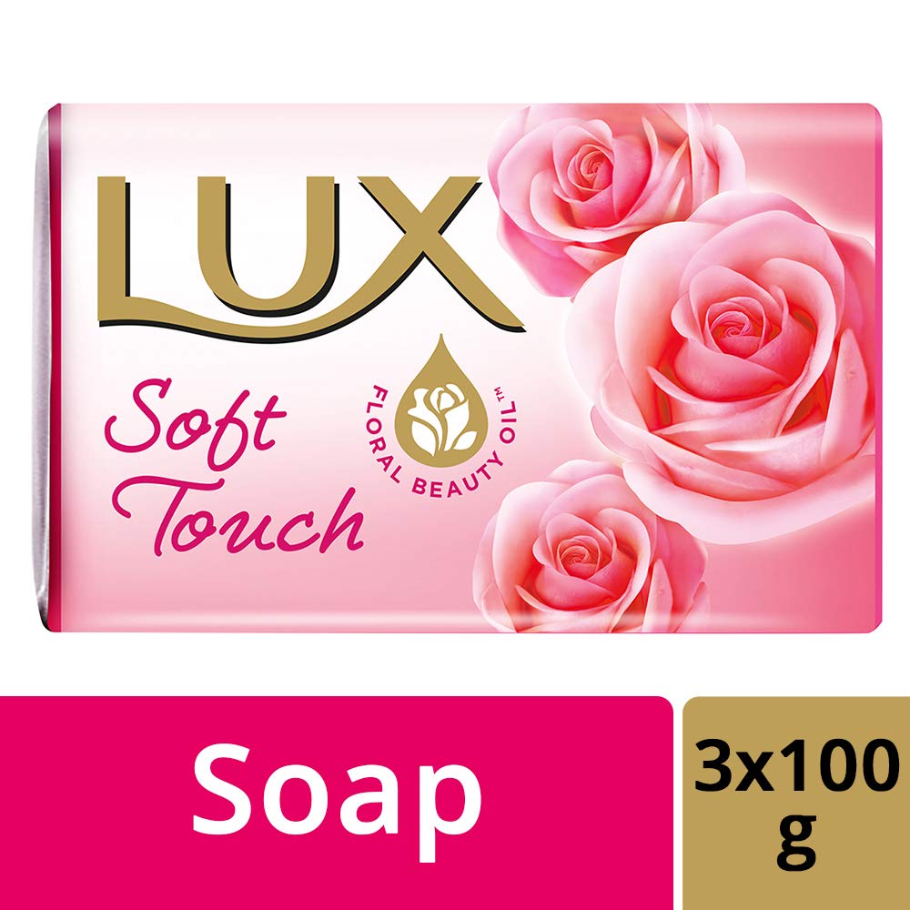 Jabón Lux Soft Touch – 100 g (Paquete de 3)