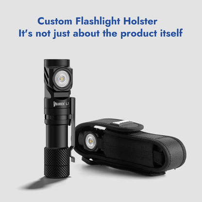 WUBEN L1 Rechargeable Flashlight High Lumens, 2000 Lumen Bright Tactical Flashlight, Dual Light Sources Pocket Flashlight, IP68 Waterproof Magnetic Camping Flashlight for Home Outdoors Emergency (P9)