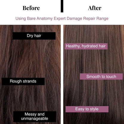 Bare Anatomy Ultra Smoothing Hair Serum Powered By Carbohydrate Complex & Niacinamide | Serum for Smooth & Shiny Hair | For Dry & Frizzy Hair | Women & Men | 100 ml