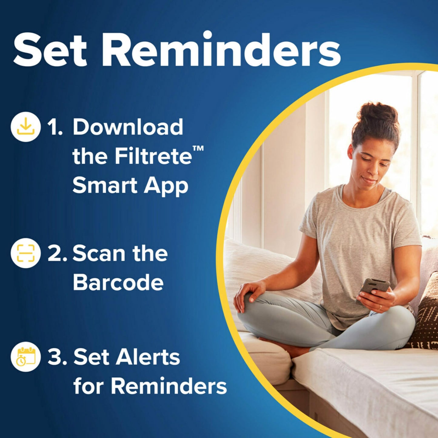 Filtrete 12x12x1 AC Furnace Air Filter, MERV 12, MPR 1500, CERTIFIED asthma & allergy friendly, 3 Month Pleated 1-Inch Electrostatic Air Cleaning Filter, 2-Pack (Actual Size 11.81x11.81x0.78 in)