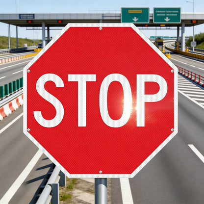 csjzzt Large Stop Sign Street Road Sign 24×24-Inches, Engineer Grade Reflective Sheeting, Rust Proof Thicken Aluminum, Uv-Resistant, Waterproof and Fade Resistantt,6 Pre-drilled Holes