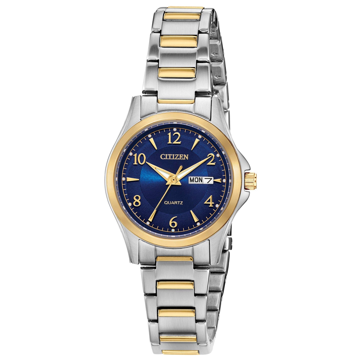 Reloj Citizen Mujer Bicolor Esfera Azul