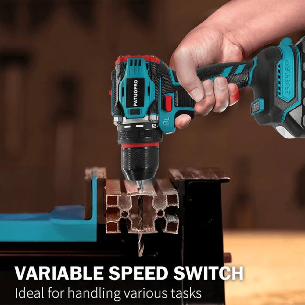 Taladro Inalámbrico Brushless 3/8" – 2 Velocidades