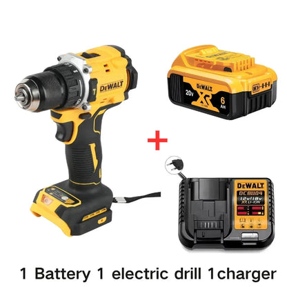 Taladro Inalámbrico DEWALT 20V – Kit Completo 3 Piezas